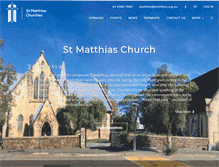 Tablet Screenshot of matthias.org.au